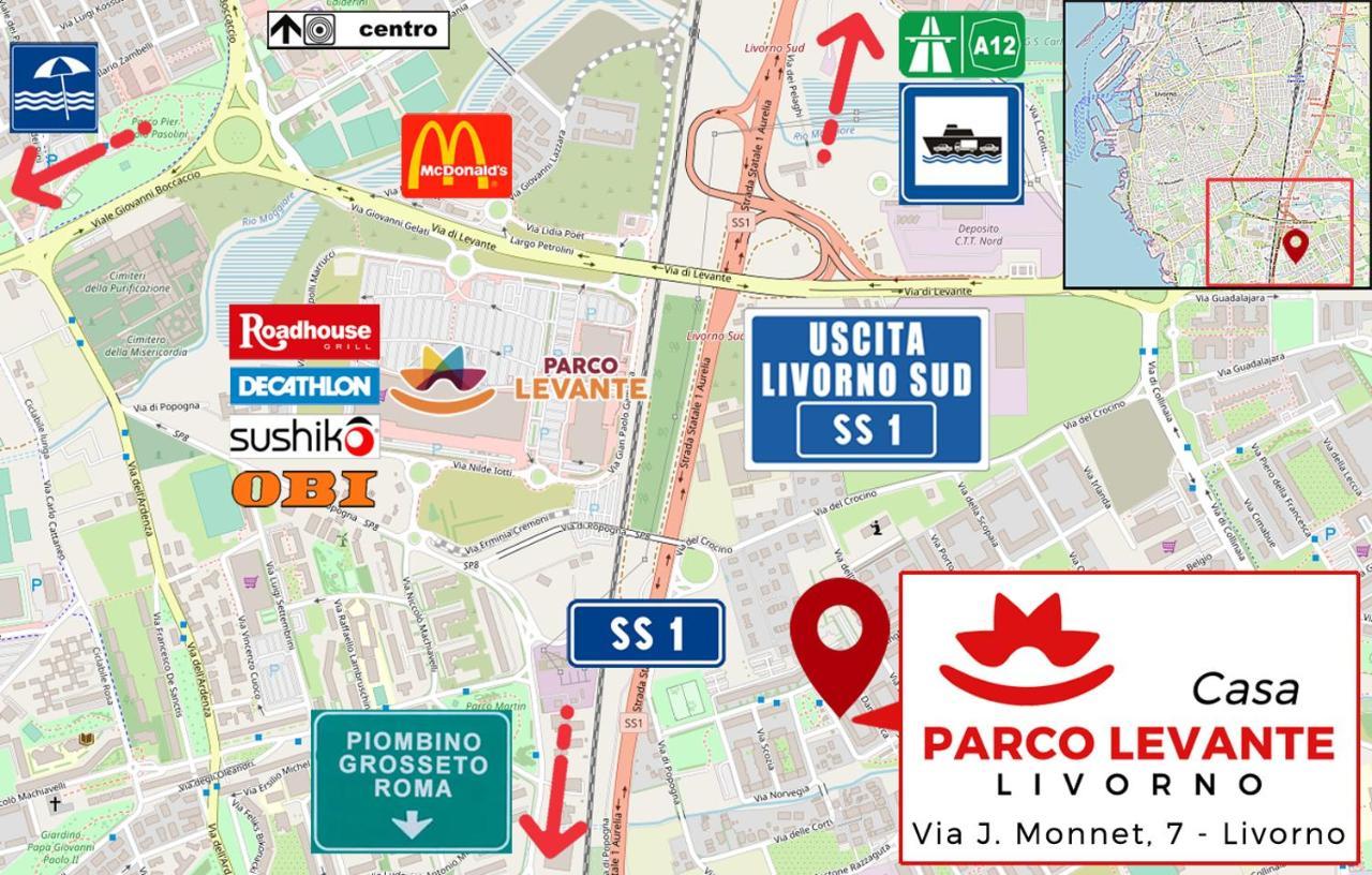 Casa Parco Levante 利沃诺 外观 照片